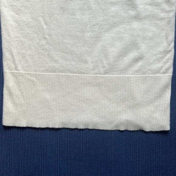 Stella McCartney Off the Shoulder Sweater Dress in Ivory | Size 38 - Picture 11 of 13